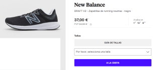 Zapatillas de Running para Mujer New Balance Draft v2 por 37€