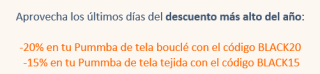 20% Dto y 15% Dto en Pummba