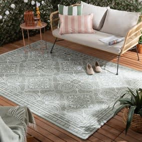 10% extra korting op binnen- en buitenvloerkleden tot 50% korting bij Volero