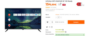 Television Infiniton INTV-32AF430 32" HD Ready por 154.99€