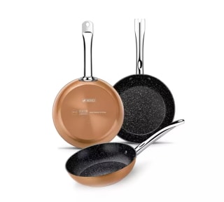 Monix Copper Juego Sartenes Copper 18, 22 y 26 cm 3 Piezas Antiadherentes por 41,95€ (