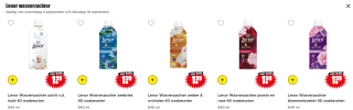Lenor wasverzachter voor €1,99 bij Dirk