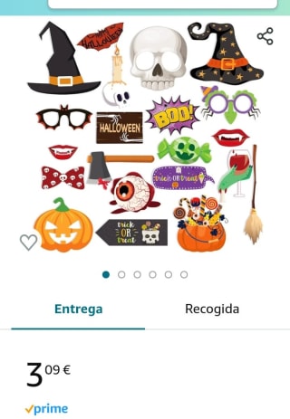 Decoración Halloween de 23 piezas por sólo 3,09€.