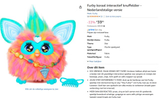 Furby Koraal voor €39,95 bij Amazon