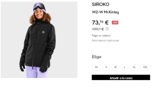 Chaqueta de Esqui para Mujer Siroko W2-W McKinley por 73.76€