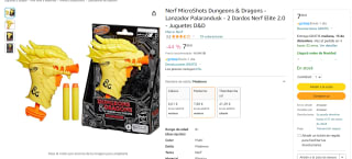 Nerf NER Dungeons and Dragons RAKOR por 6,01€ y otro por 7,88€ (-5%dto extra por 2ud)
