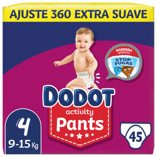Chollazo Dodot Activity Pants Pañales Bebé, Tallas de 4 a 6 por 8,76€ el paquete más en descripción