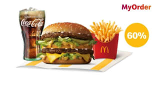 Descuento 60% en McMenú de Mcdonalds (Cuentas selecionadas)