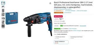 Bosch Professional boorhamer GBH 2-21 voor €81,99 bij Amazon