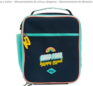 Bolsa porta alimentos good food happy mood por 7€