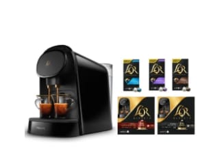 Cafetière Philips L'Or Barista LM8012/65 Noir + 50 capsules à 59,99€