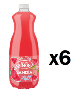 6 Botellas de Don Simon Bebida Sandía Light por 3€