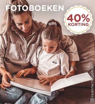 40% korting op fotoboeken bij Smartphoto
