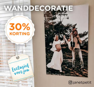 30% korting op wanddecoratie bij Smartphoto