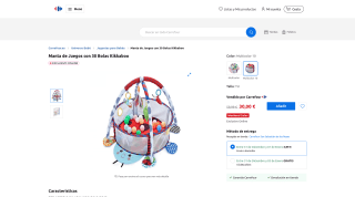 Manta de Juegos con 30 Bolas Kikkaboo por 30€