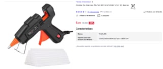 Pistola De Silicona TACKLIFE GGO20AC Con 50 Barras por 6,29€