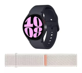 Shop Samsung Galaxy Watch6 BT with free strap, £50 Play store gift card and a trio charging pad for £289 at Currys
