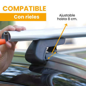 Barras de techo universales para coche portaequipajes por 46,55€