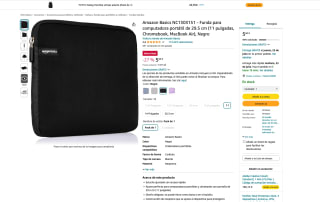 Funda portátil de 29.5 cm 11" Chromebook MacBook Air por solo 5,60€