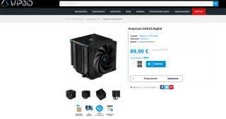 DeepCool AK620 Digital por solo 69,90€
