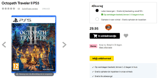 Octopath II PS5 voor €29,95 bij Intertoys