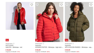Tot 70% korting op winterjassen bij Zalando