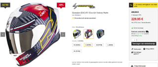 Scorpion EXO-R1 Evo Air Victory Helm voor €229,95 bij FC-Moto