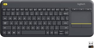 Logitech K400 Plus Draadloos Touch Toetsenbord QWERTY voor €29,99 bij Amazon