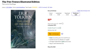 Two Towers Illustrated Edition (The Lord of the Rings) Hardcover voor €9,99 bij Bol