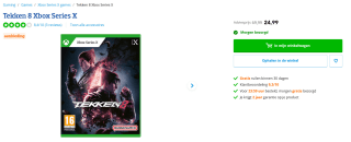 Tekken 8 - Standard Edition | Xbox Series X voor €24,99 bij Coolblue