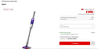 DYSON Omni Glide 2022 stofzuiger voor €349 met gratis Floordock bij de Mediamarkt
