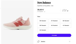 Zapatillas New Balance mujer por 36€