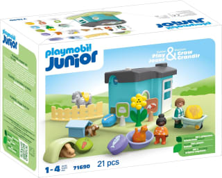 PLAYMOBIL Junior - Dierenpension met voedseldispenser voor €19,99 bij Amazon
