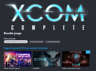 Bundle XCOM Complete total 17 videojuegos por 8,79€