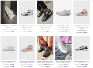 Recopilacion de Zapatillas Nike con Hasta 60% de Descuento en Zalando Prive