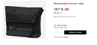 Bandolera Columbia Convey 8L por 19.99€