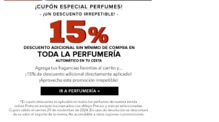 Black friday 15% descuento en Perfumerias Prieto