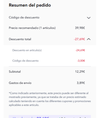 Nuevo cupón 3€ para tus compras en Miravia