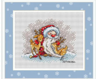 Recopilación kits de punto de cruz con motivos navideños por 3,35€