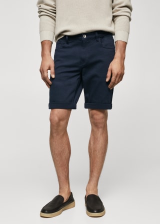 Bermudas vaqueras slim fit en varios colores por 4,99€