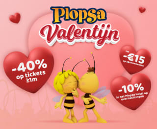 40% korting op tickets voor Plopsaland