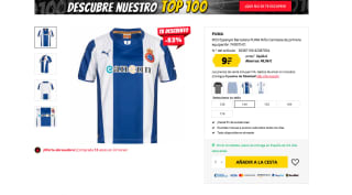 Camiseta Niño RCD Espanyol por solo 9,99€