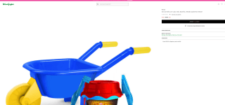 Set Carretilla con Cubo, Pala, Rastrillo y Moldes Spiderman Marvel por solo 10€