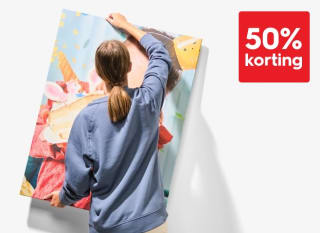50% korting op gepersonaliseerde wanddecoratie bij HEMA