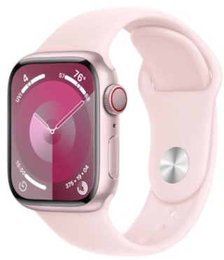 Apple Watch Series 9 45mm roze of rood voor €349,95 bij Mobiel.nl