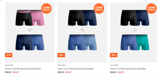 50% korting op Heren 2+2-Pack muchachomalo Boxershorts bij Muchachomalo