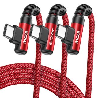 3x Ainope 100W USB C naar USB C Kabels (2M+2M+3M) voor €14,99 bij Amazon