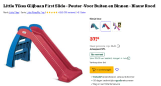 Little Tikes Easy Store Glijbaan voor €35,19 bij Bol