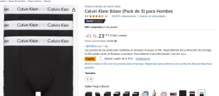 Pack 3 Calvin Klein Bóxer por 18,99€