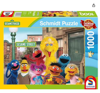 Schmidt Spiele 57574 Barrio Puzzle (1000 Piezas), diseño de la Calle Sésamo por 6,80€